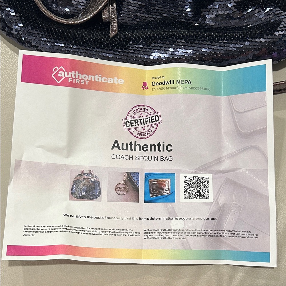 Coach Poppy Spotlight Sequins Shoulder Bag - Picture 17 of 17